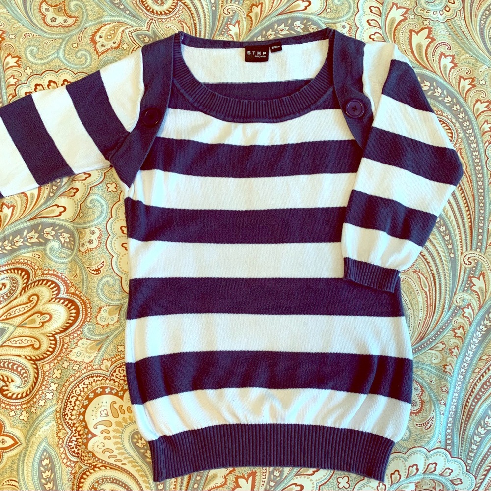 3/4 sleeve sweater top